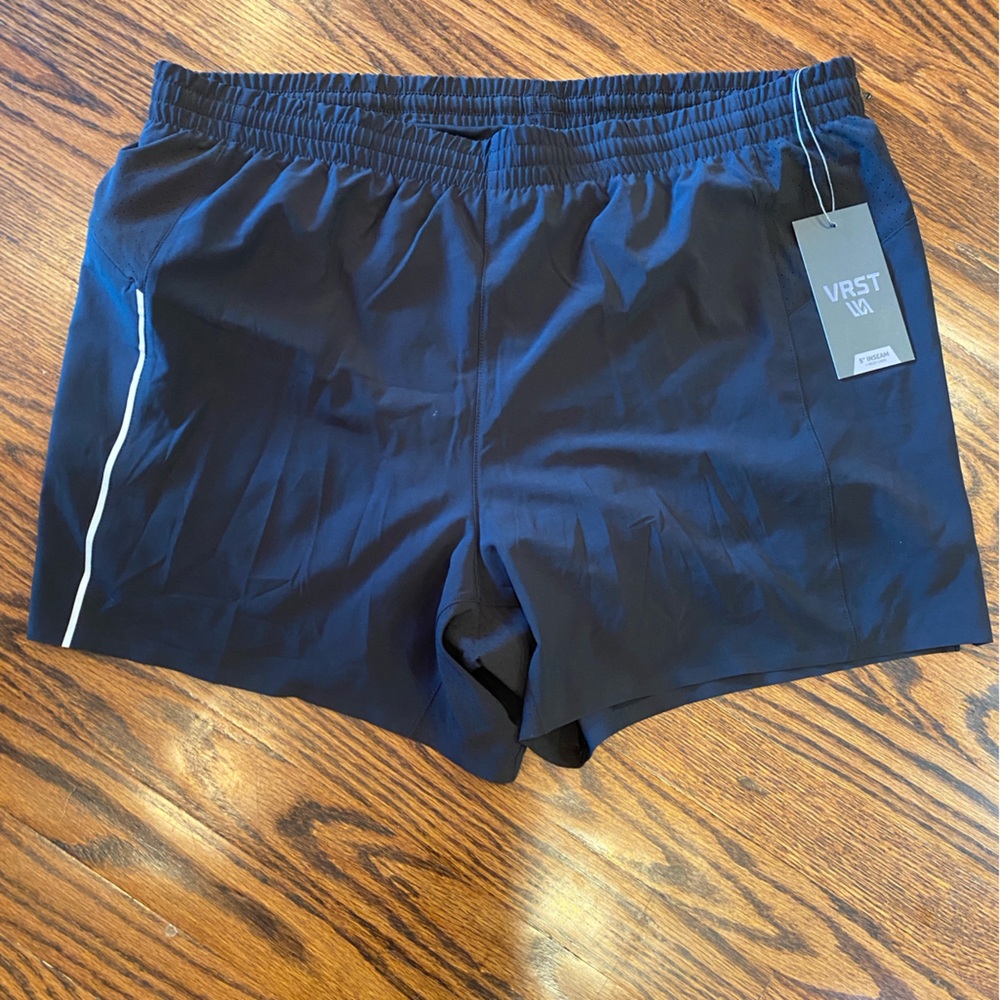 NWT VRST MENS X LARGE‎ ACCELERATE 5" SHORT PURE BLACK